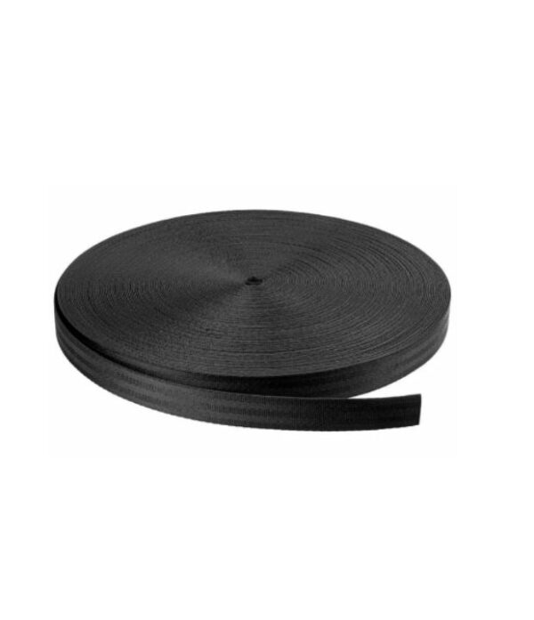Cinta Nylon Lineal 2.0 cm. Negro